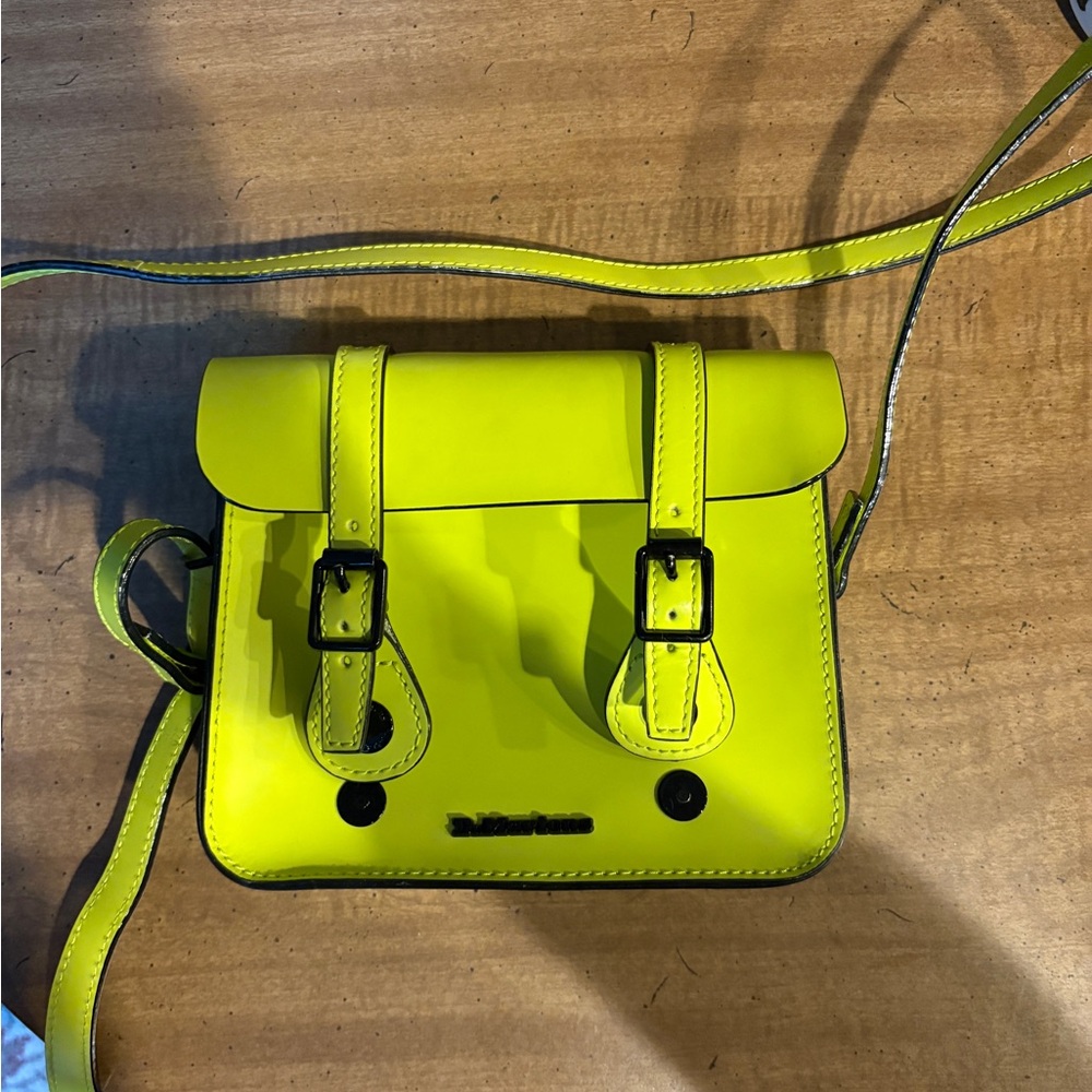 Dr marten airwair neon yellow cross body
